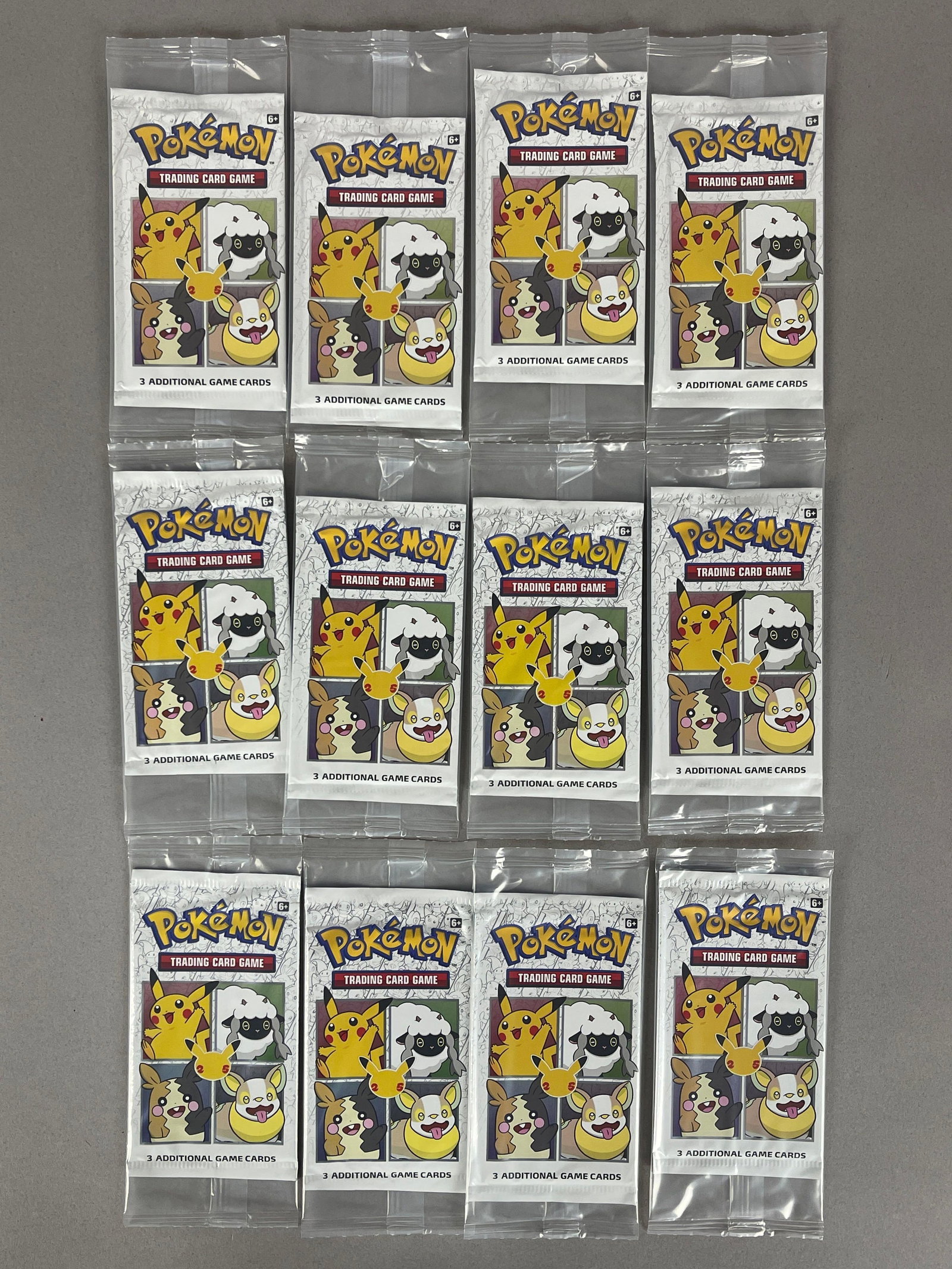 12 - 2021 Pokemon Celebration 25th Anniversary General Mills Packs (1 of 2)