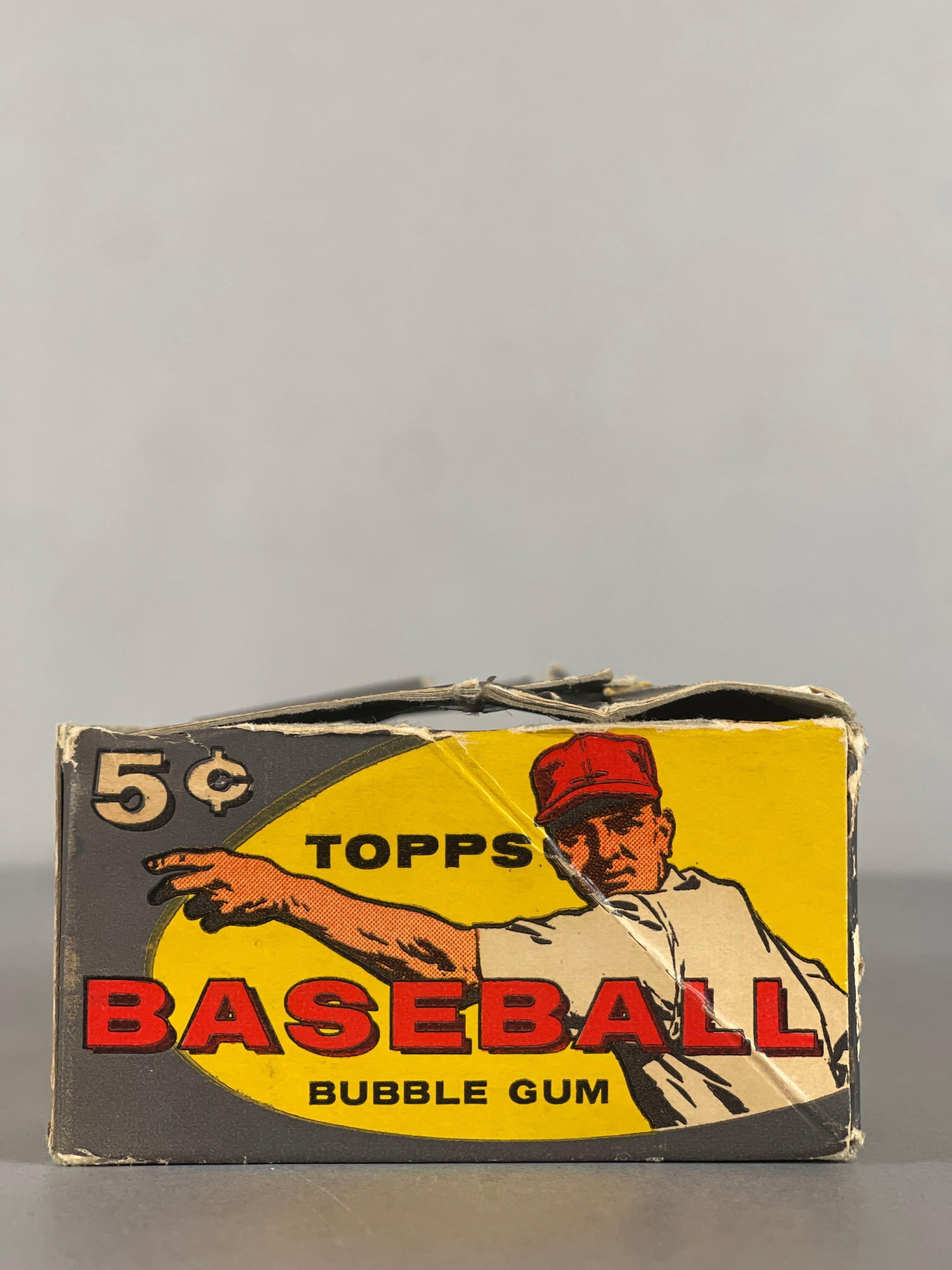 1959 Topps Baseball 5 Cent Empty Display Box - 5