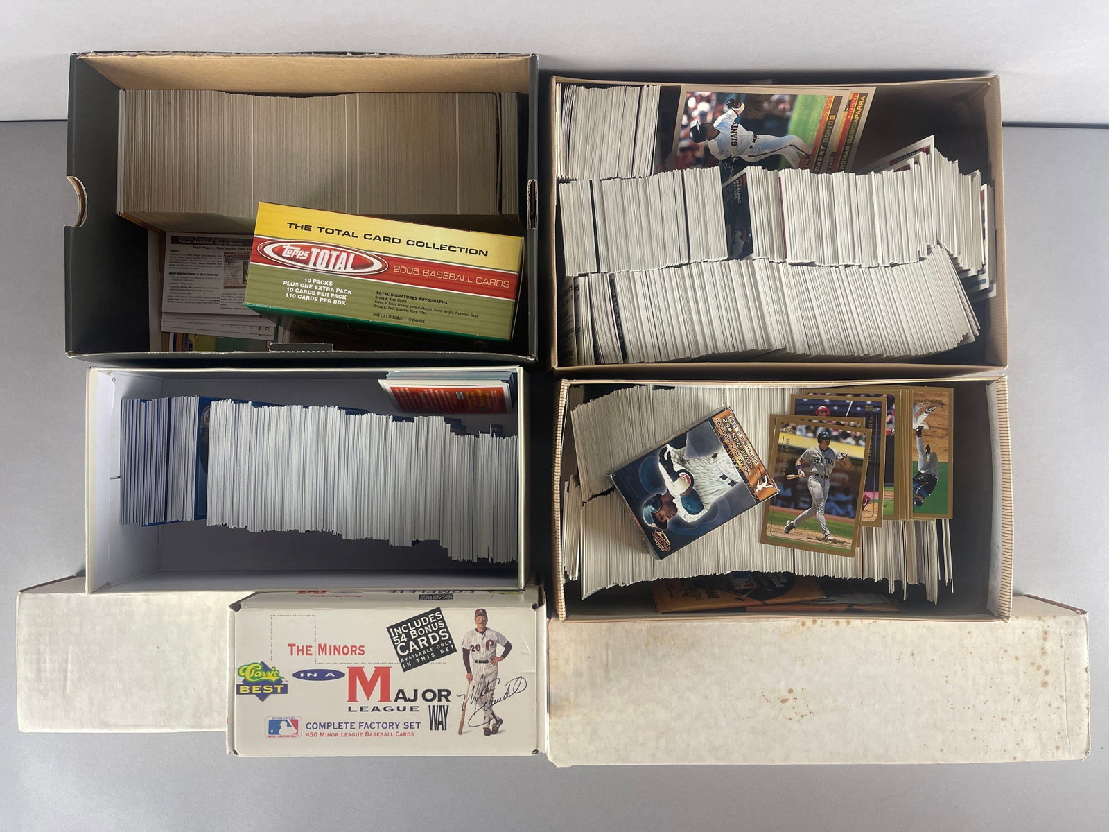3 - 1989 - 91 Baseball Sets and 3000+ 1999 - 2005 Topps Cards with HOFs and Inserts (1 of 2)