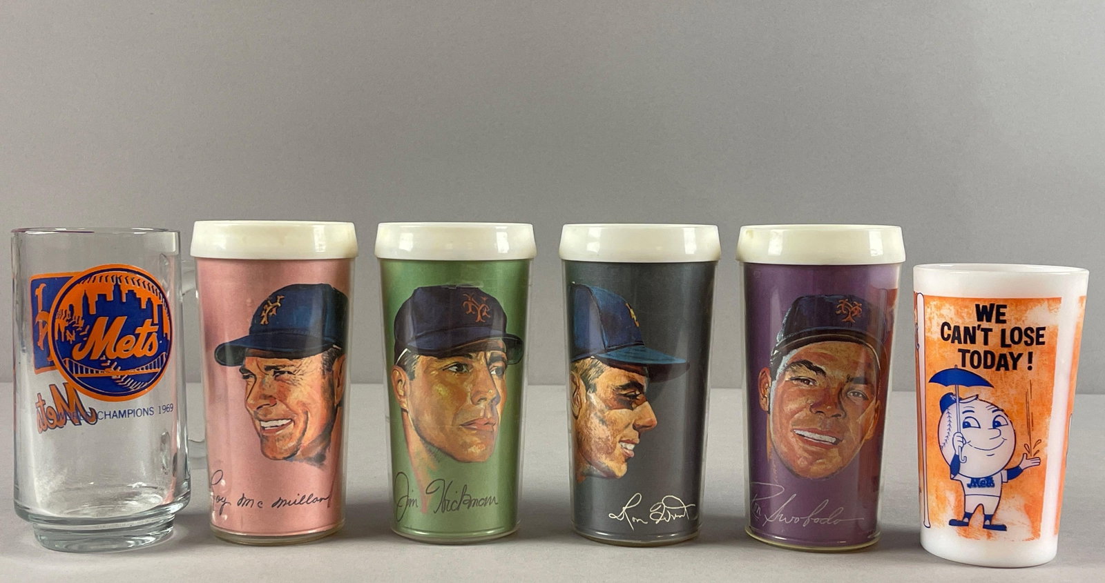 6 - 1960s New York Mets Collectable Glasses and Mug (1 of 2)