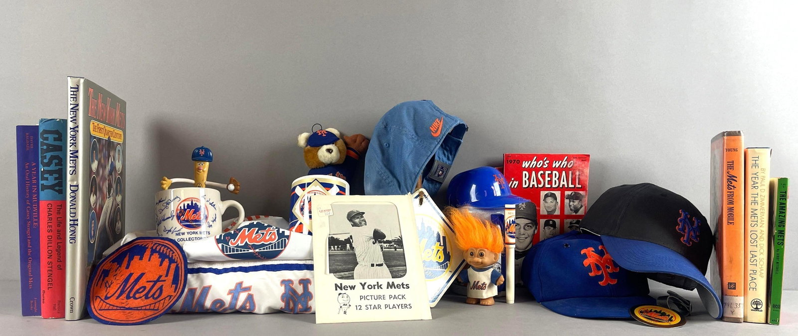 Group of 1960s - 80s New York Mets Memorabilia, Books, and Picture Pack (1 of 5)