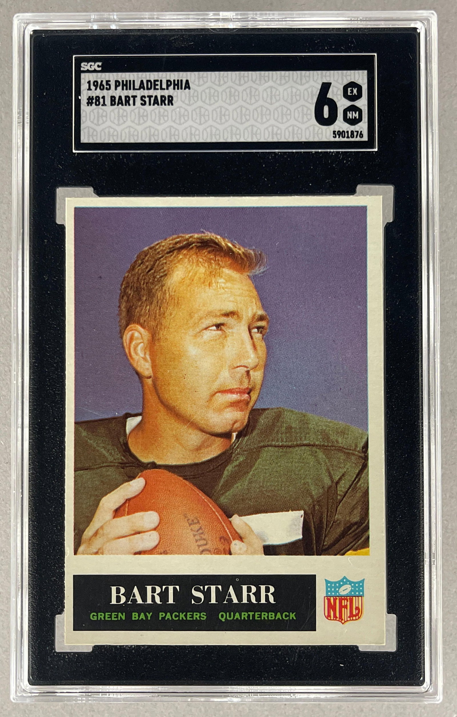 1965 Philadelphia Bart Starr #81 SGC 6 (1 of 2)