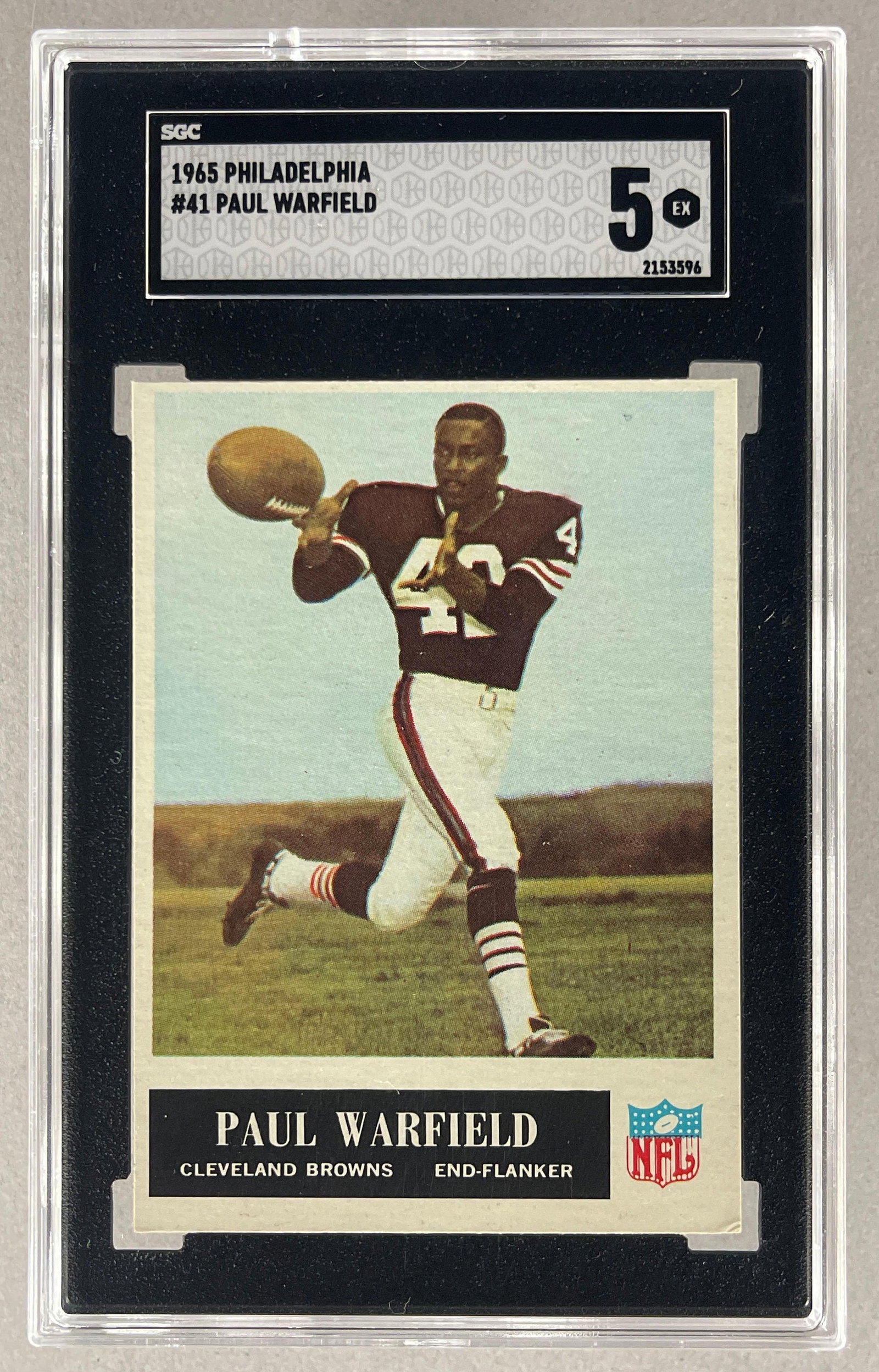 1965 Philadelphia Paul Warfield #41 SGC 5 (1 of 2)