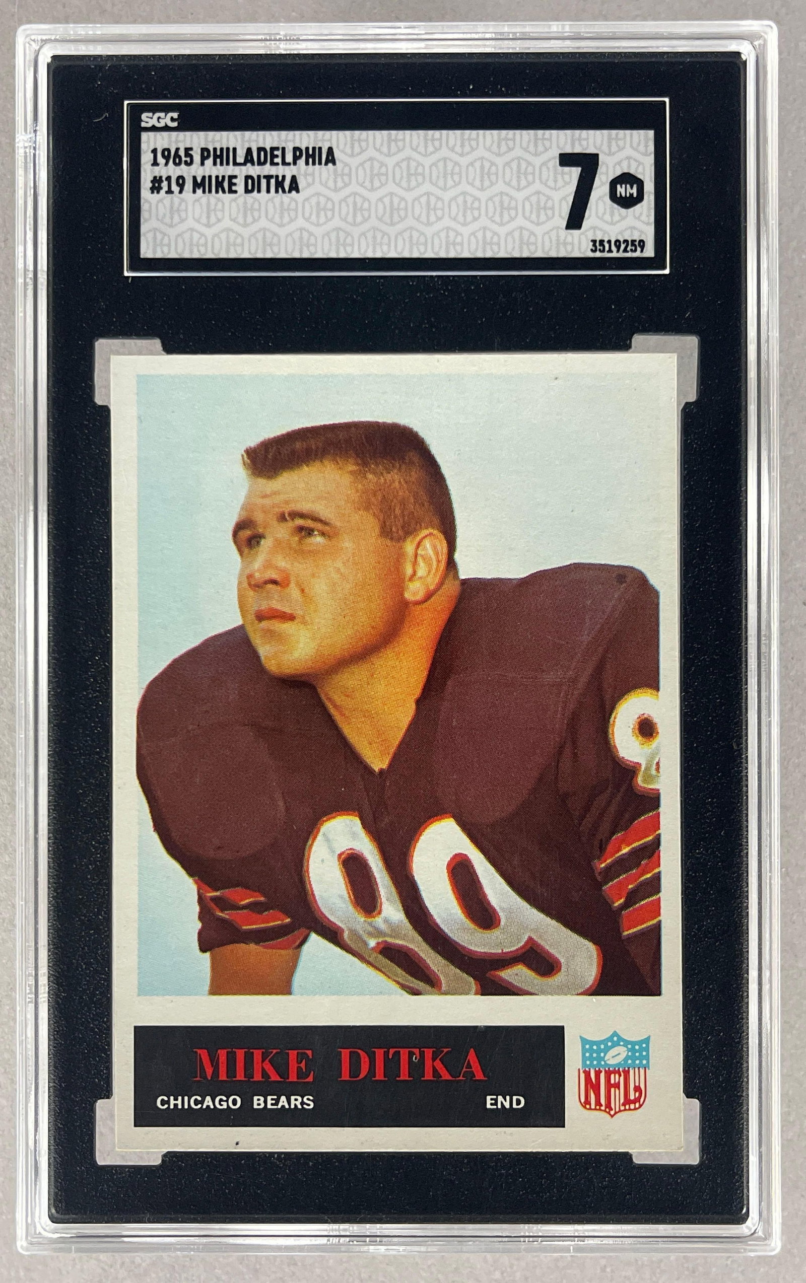 1965 Philadelphia Mike Ditka #19 SGC 7 (1 of 2)
