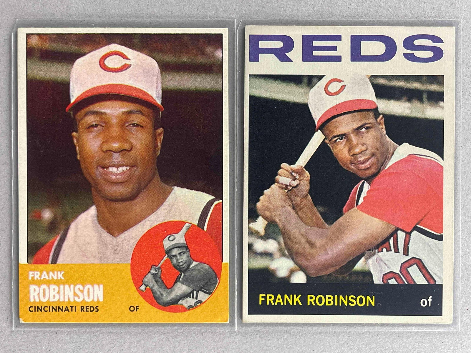 1963 and 64 Topps Frank Robinson Cards (1 of 2)