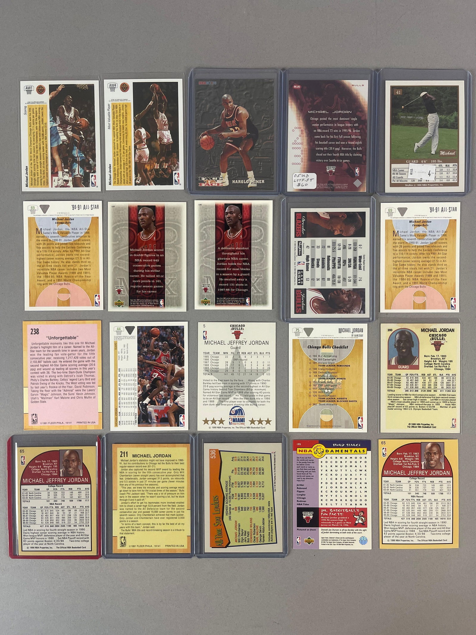 20 - Michael Jordan Cards - 2