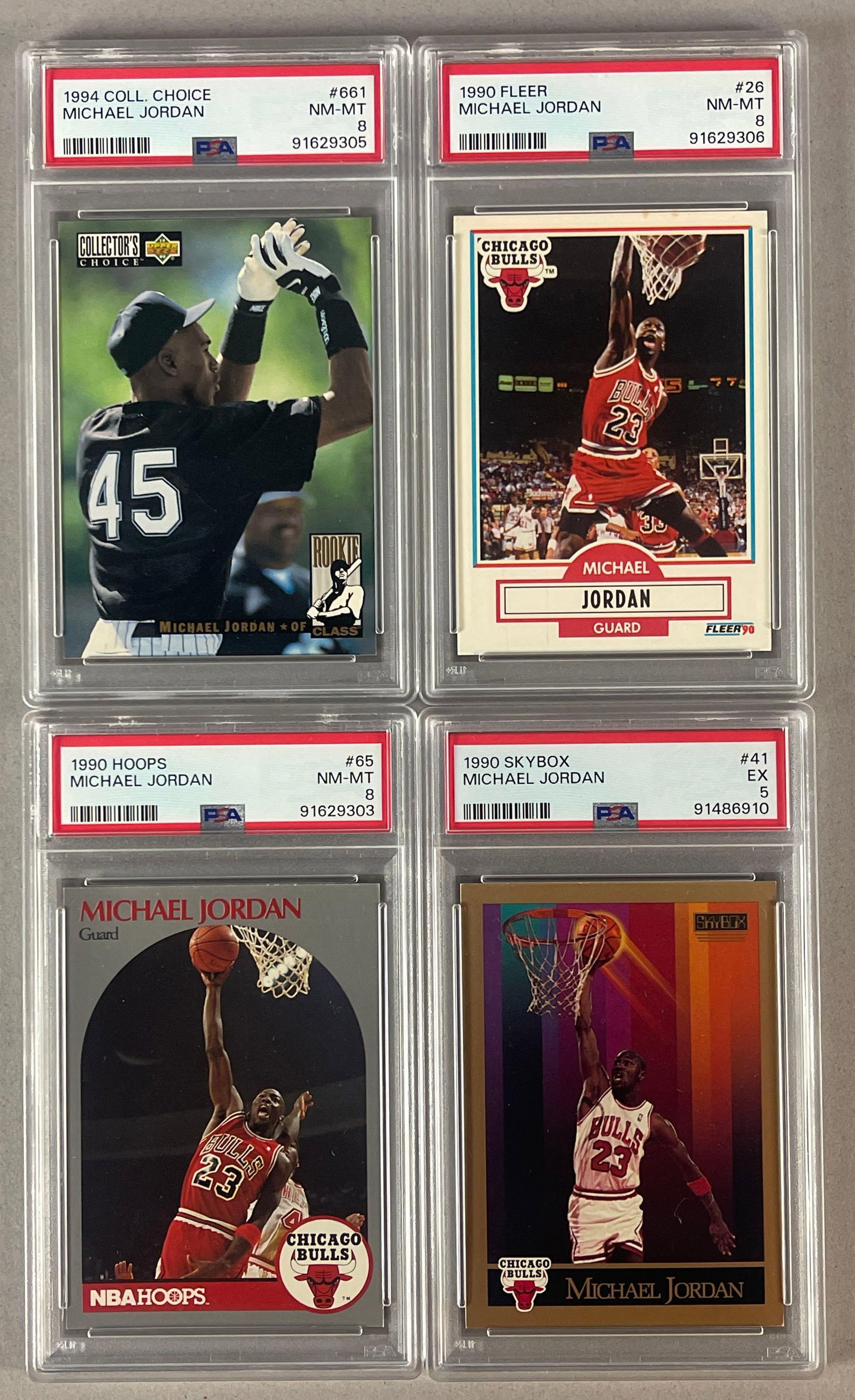 4 - 1990 - 94 Michael Jordan Cards (1 of 2)