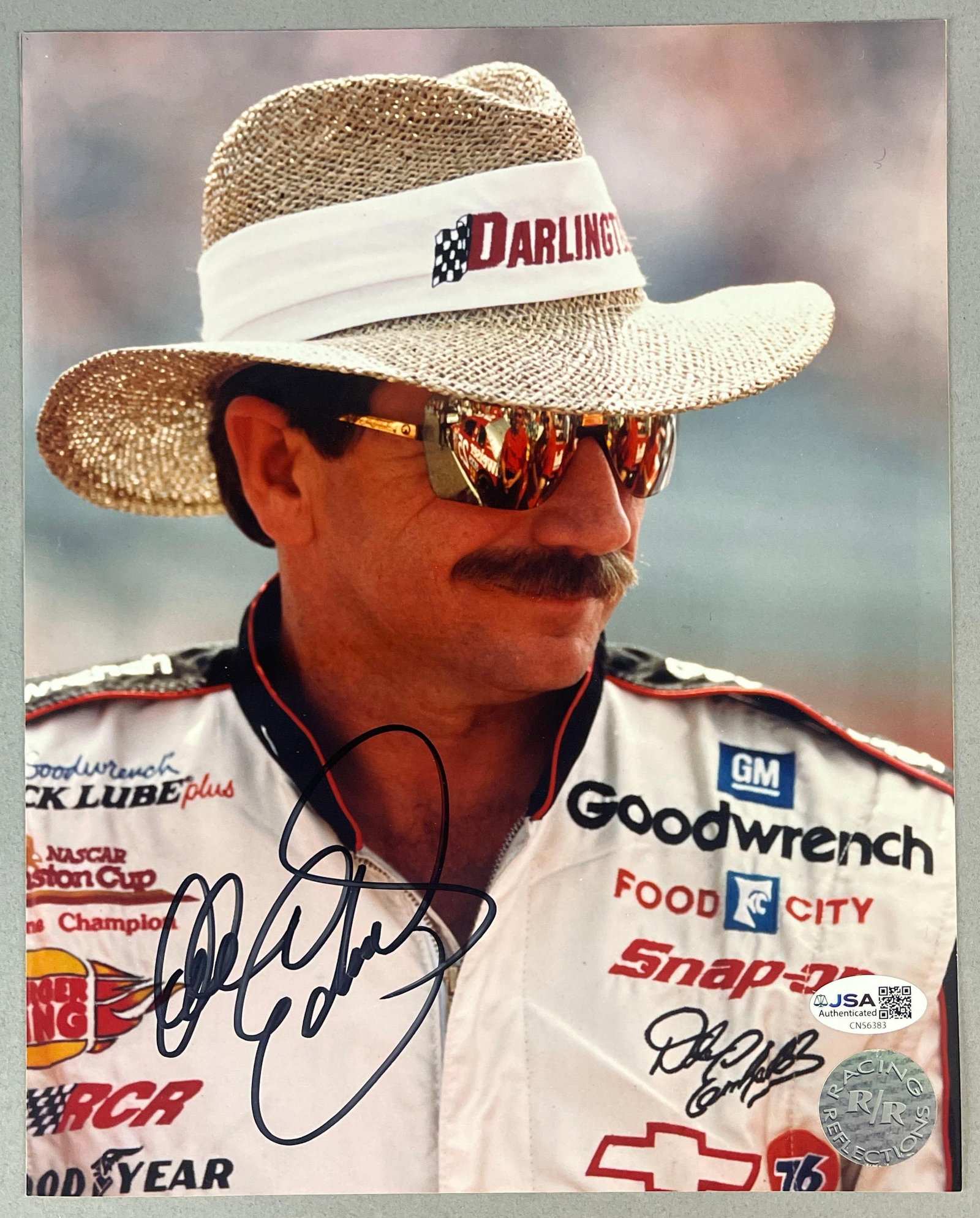 Dale Earnhardt Signed 8x10 Photo with JSA COA (1 of 2)