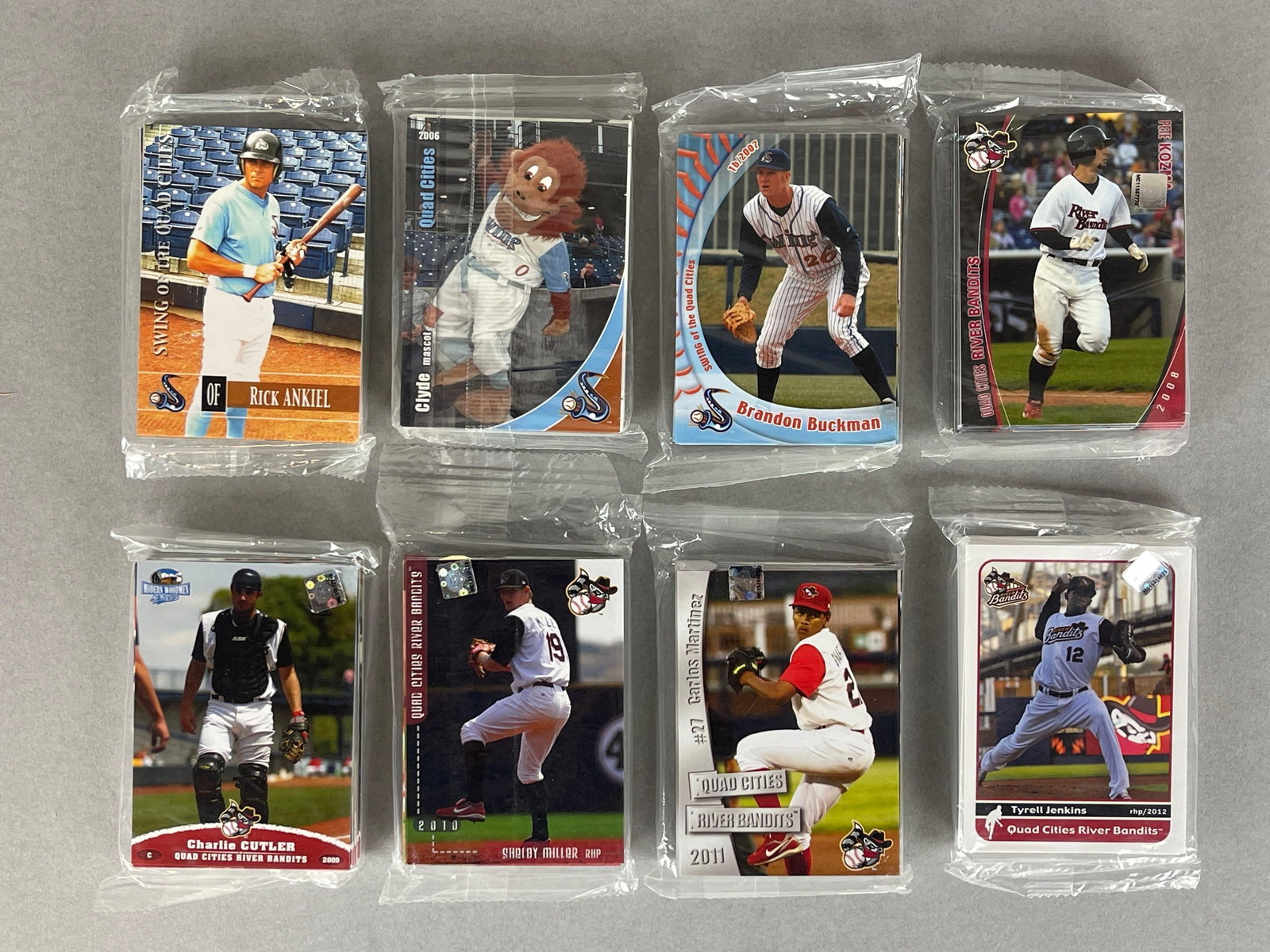 8 - 2005 - 12 Quad Cities River Bandits Factory Sealed Team Sets (1 of 2)