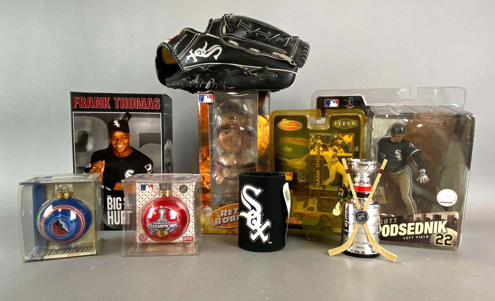 Group of Chicago White Sox and Blackhawks Collectibles (1 of 3)