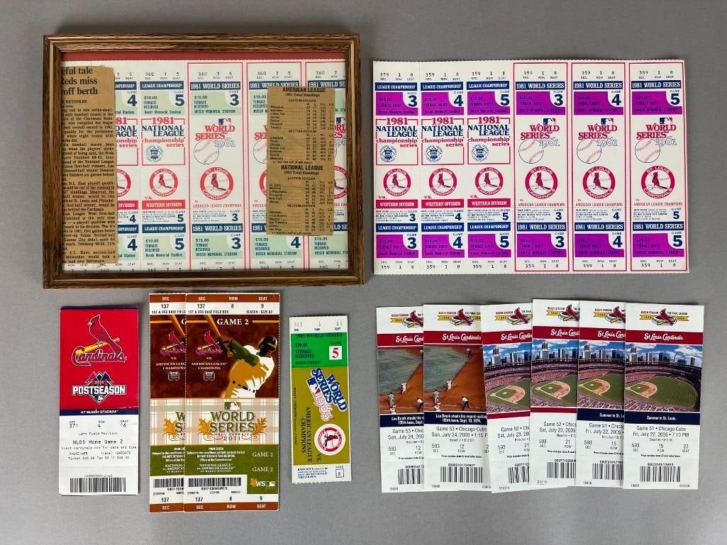 3 - St. Louis Cardinals World Series Tickets + Phantom and Other Tickets (1 of 4)