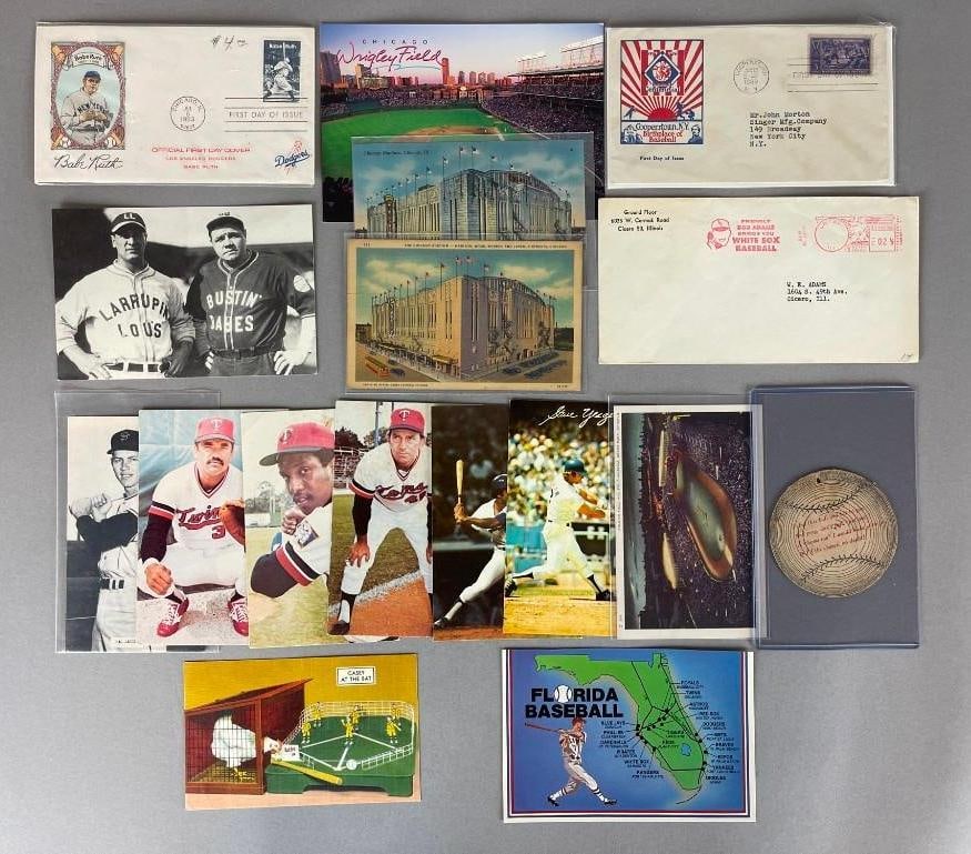 1939 Cooperstown 1st Day Envelope + 15 other Postcards (1 of 2)