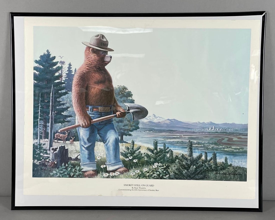 40th Anniversary Smokey Still on Guard Art Poster (1 of 3)