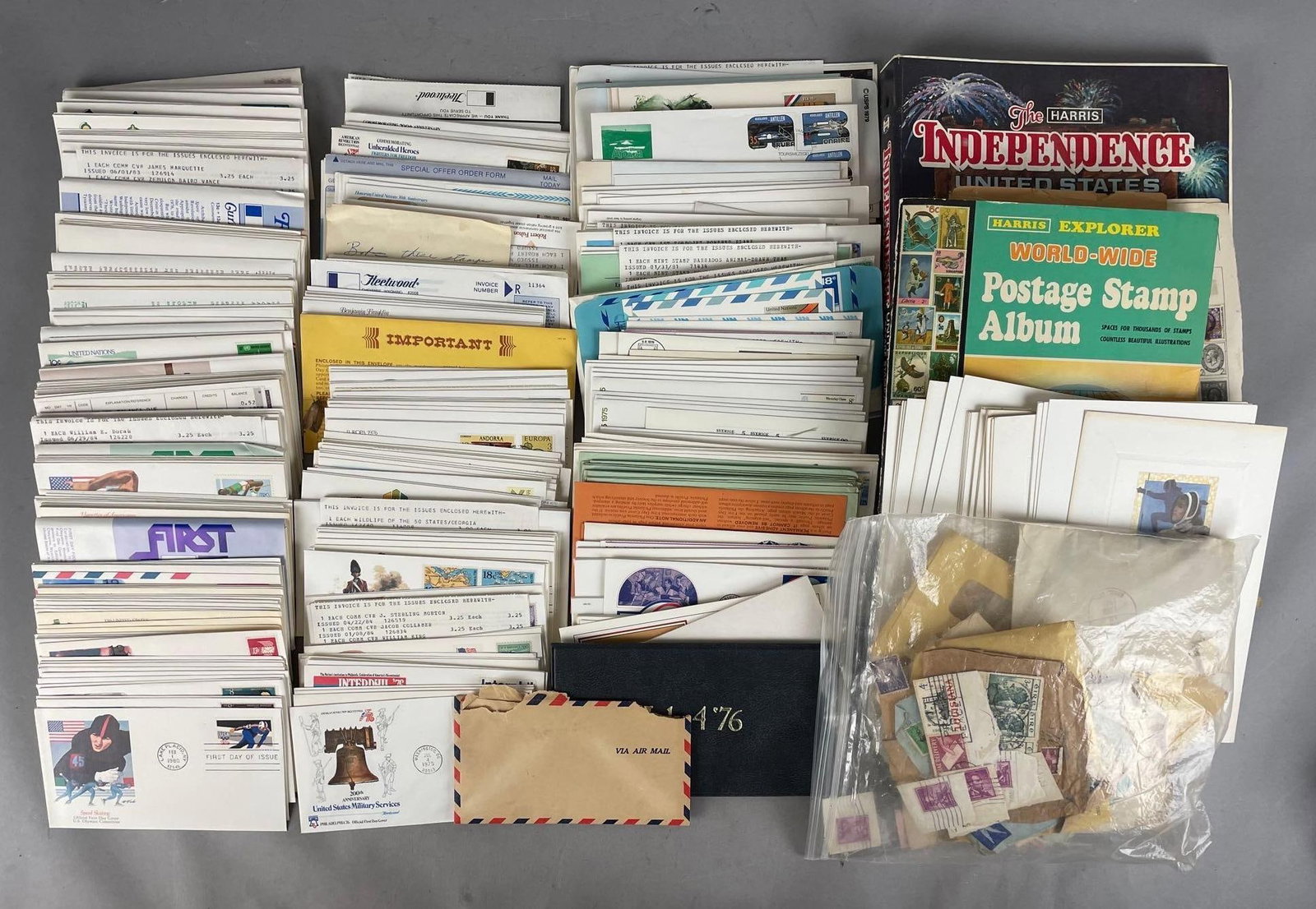 Group of First Day Issues and Used Postage Stamps (1 of 4)