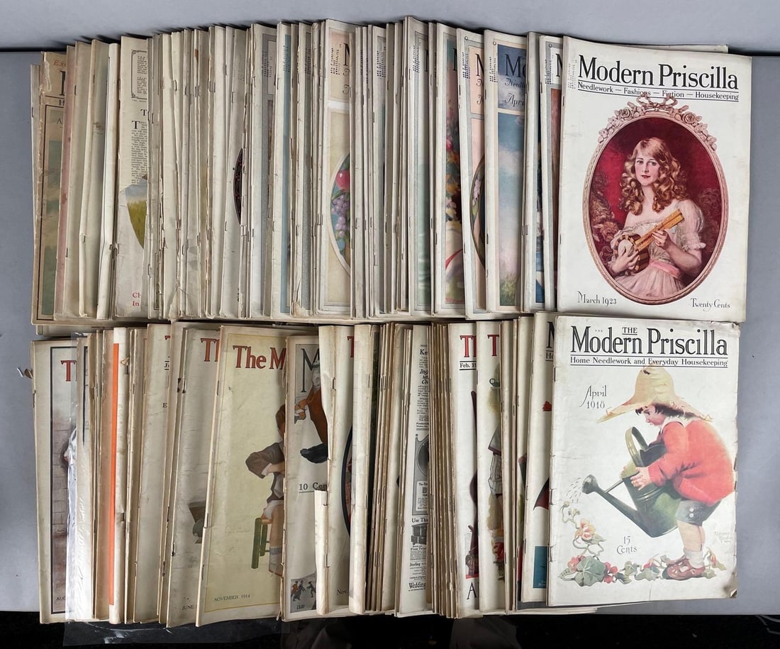 Group of 1910s / 20s Modern Priscilla Magazines (1 of 2)