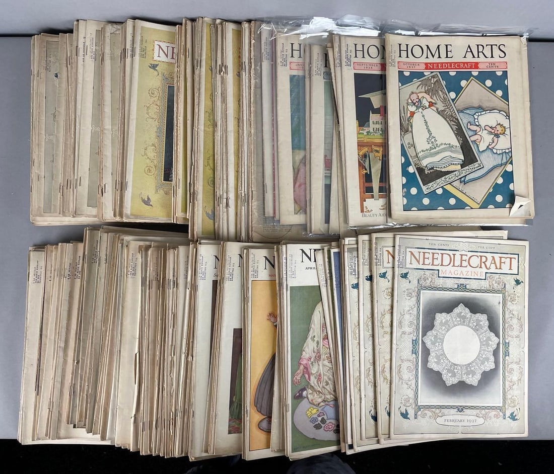 Group of 1920s / 30s Needlecraft Magazines: Includes home arts