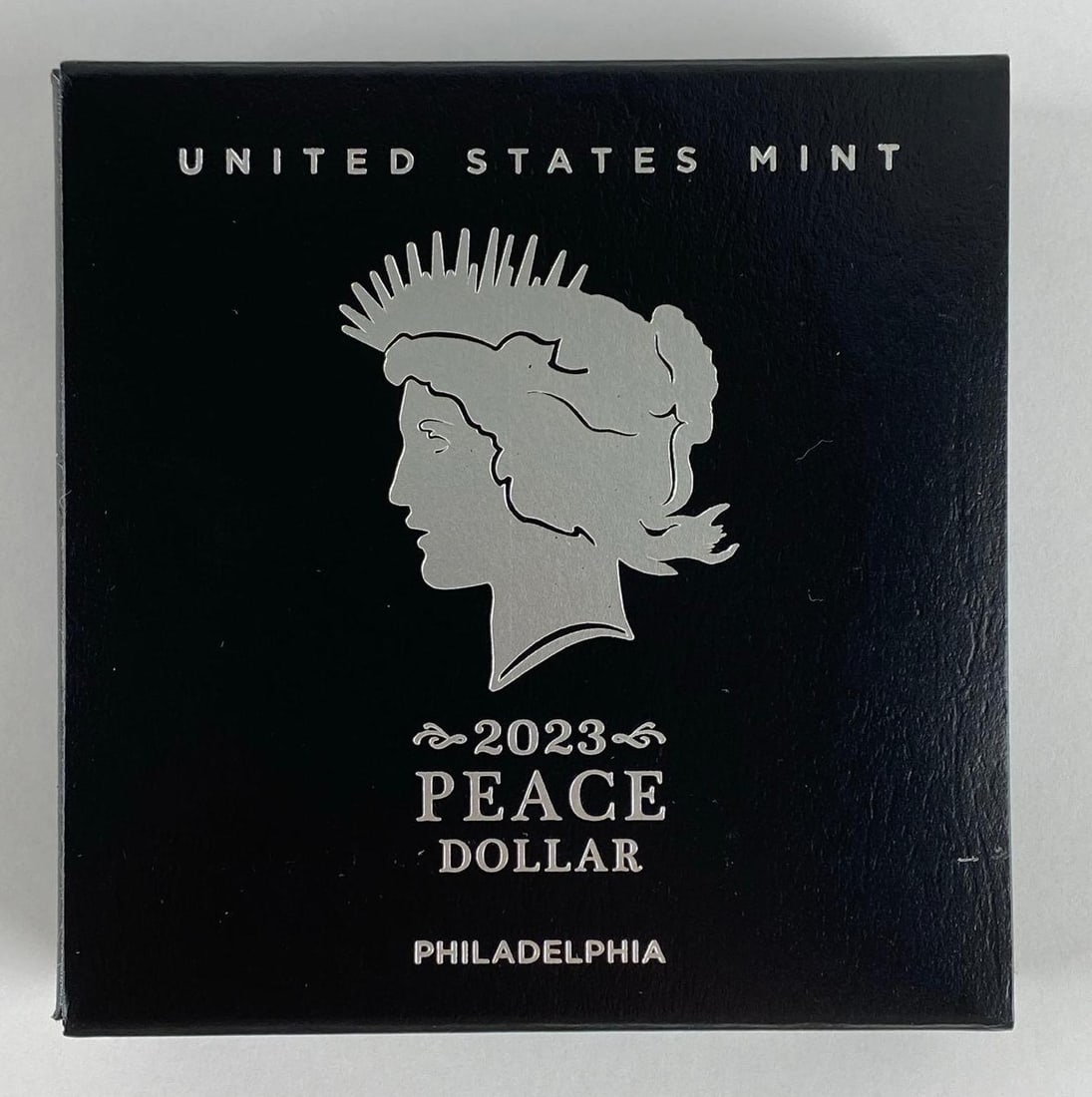 2023 US Peace .999 Fine Silver Dollar: With COA.