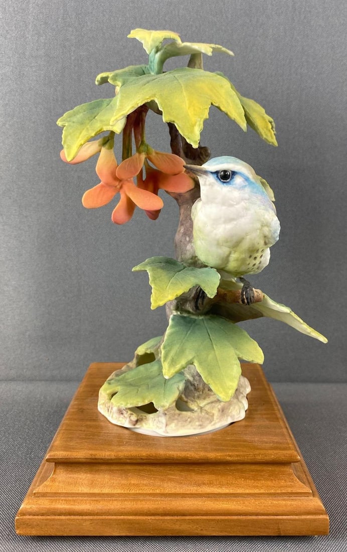Dorothy Doughty Birds for Royal Worcester Porcelain Cerulean Warbler (1 of 6)