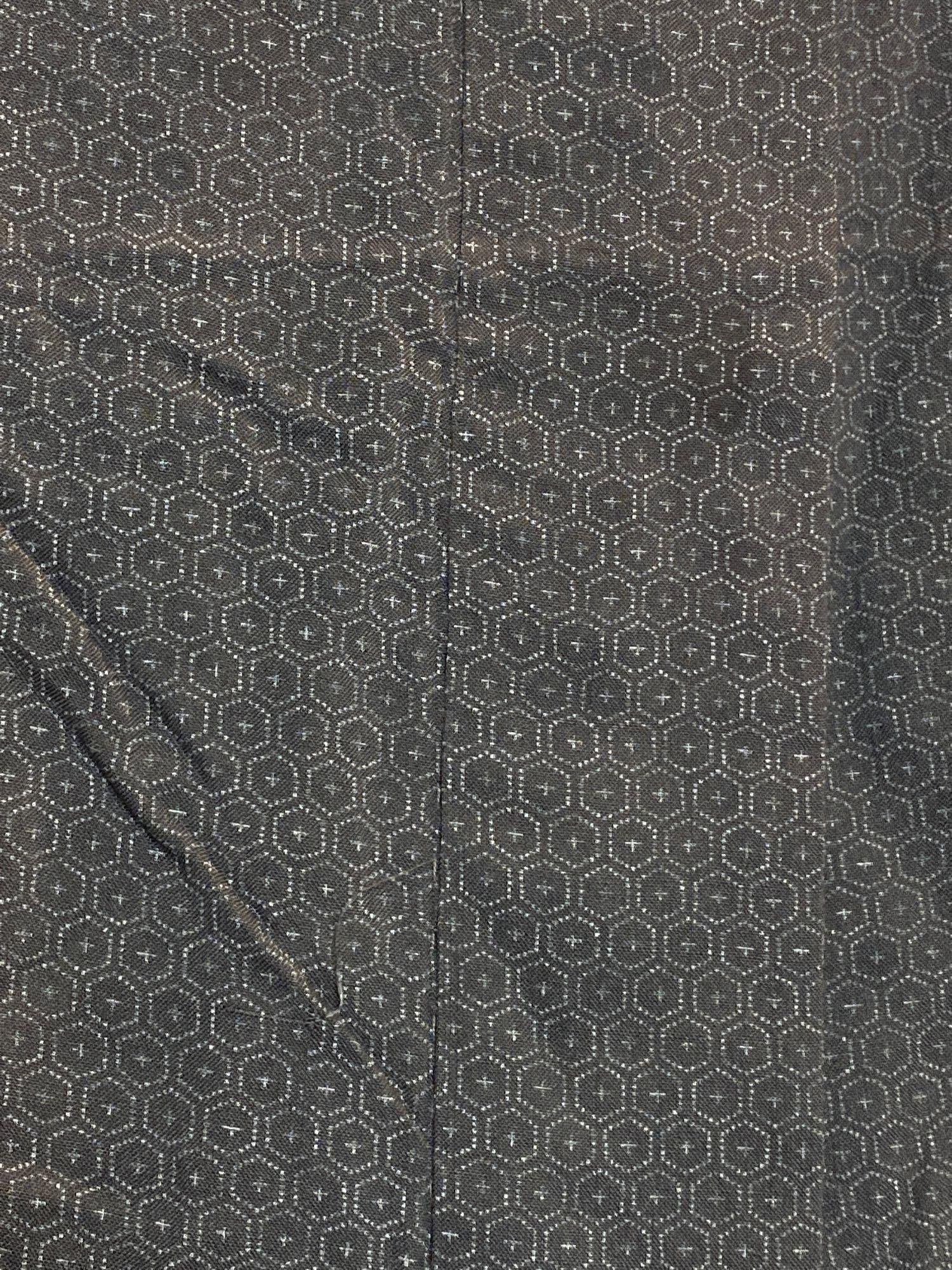 Grey Patterned Kimono - 2