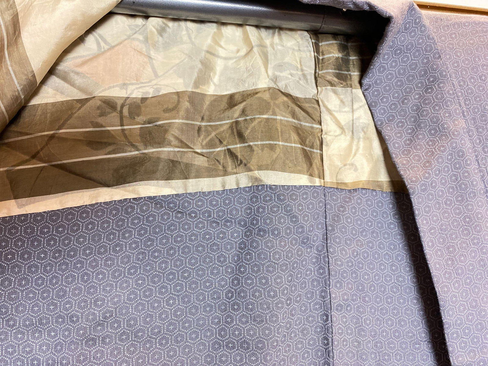 Grey Patterned Kimono - 3