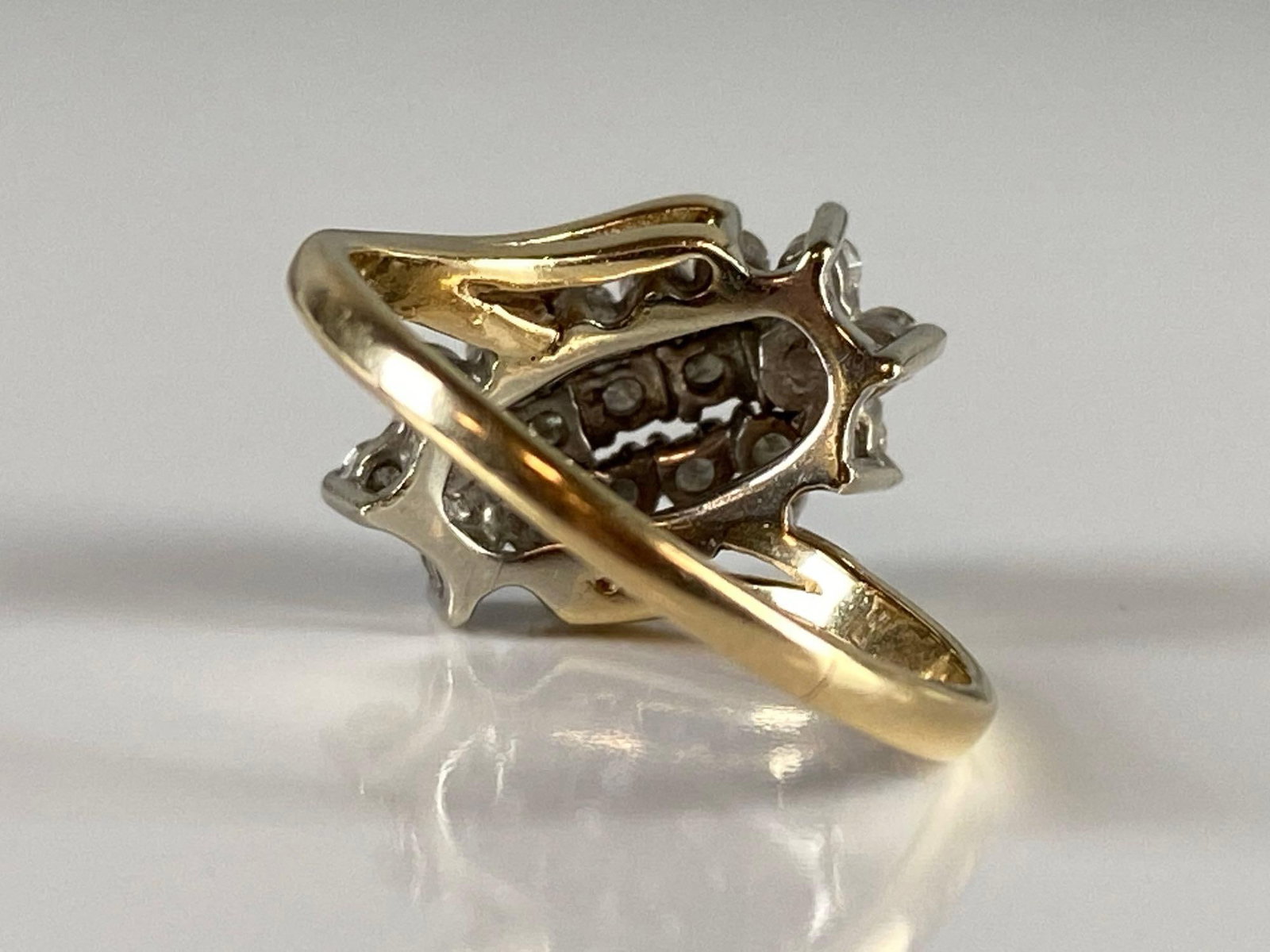 14KP Gold Diamond Ring - 4
