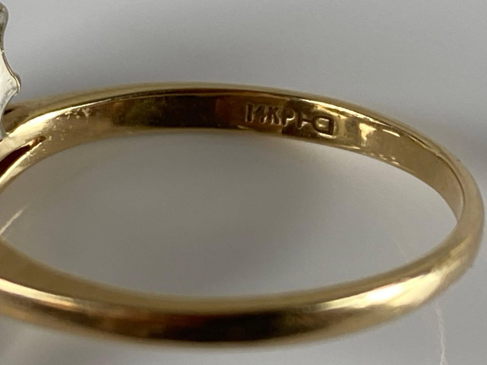 14KP Gold Diamond Ring - 5