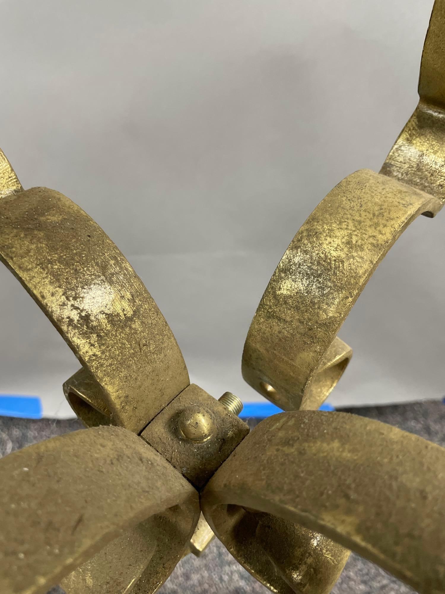 Antique Solid Brass Outdoor Hanging Light Fixture - 2