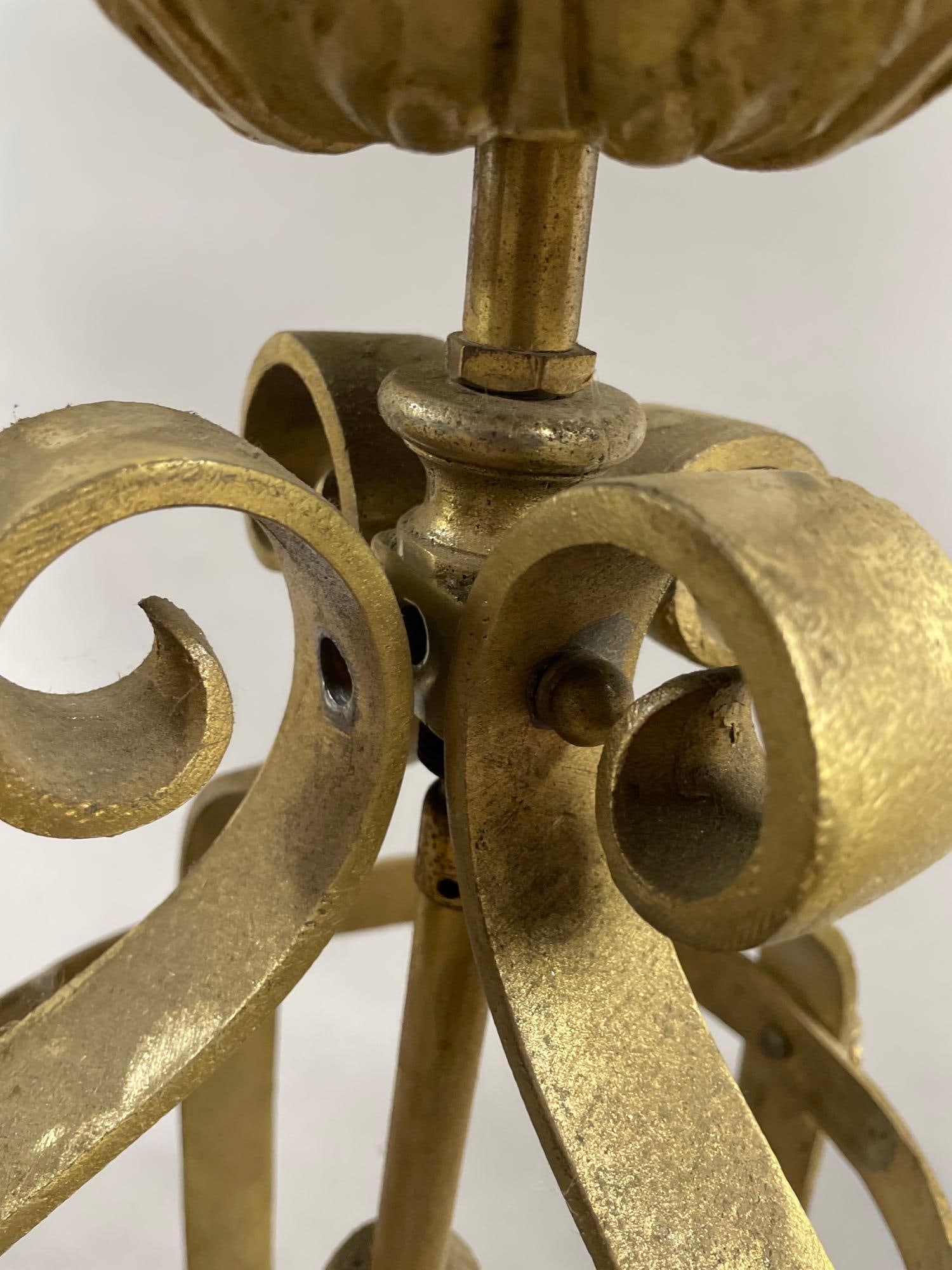 Antique Solid Brass Outdoor Hanging Light Fixture - 3