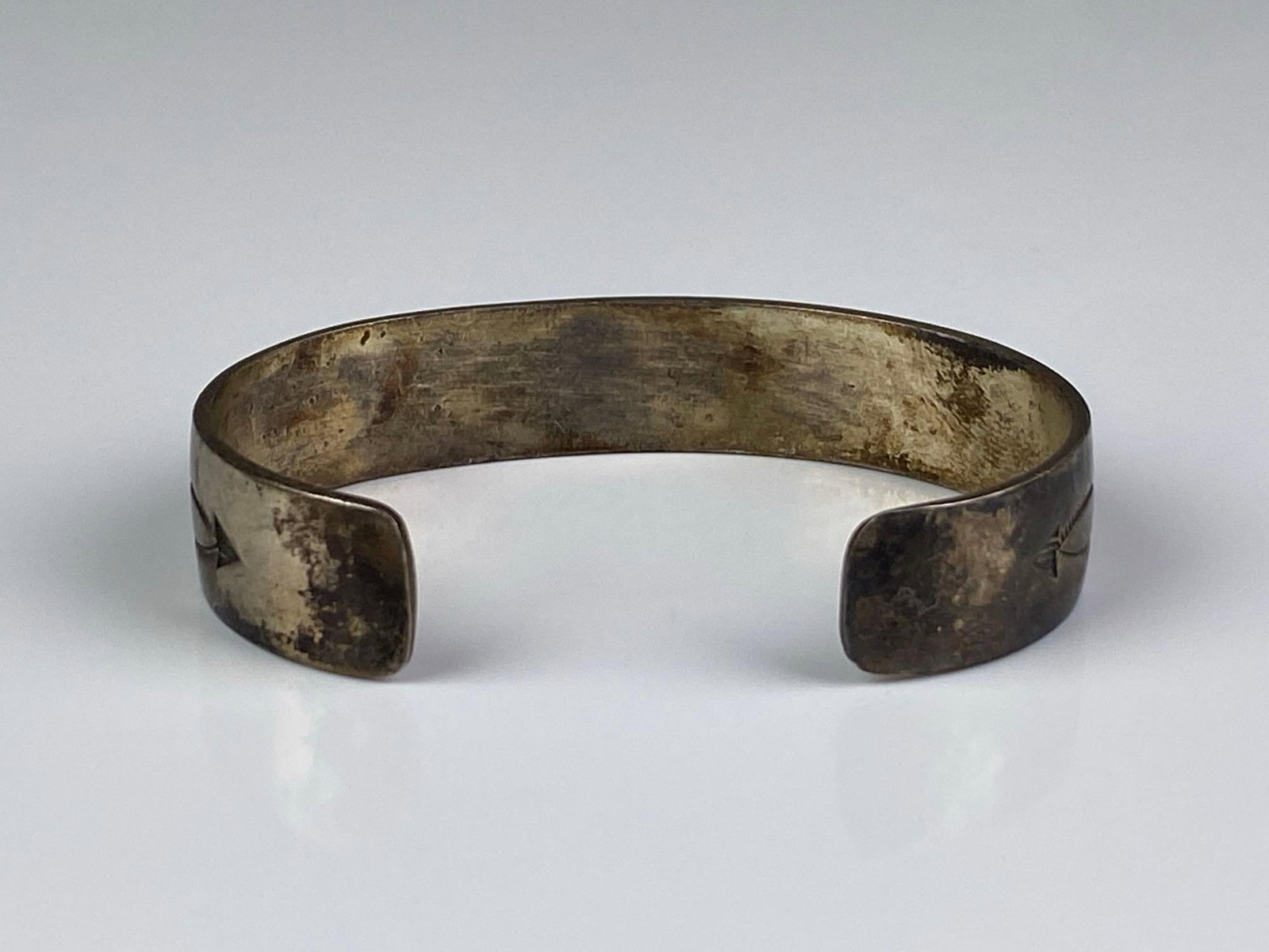 Signed Sterling Silver Multi-Stone Cuff Bracelet - 3
