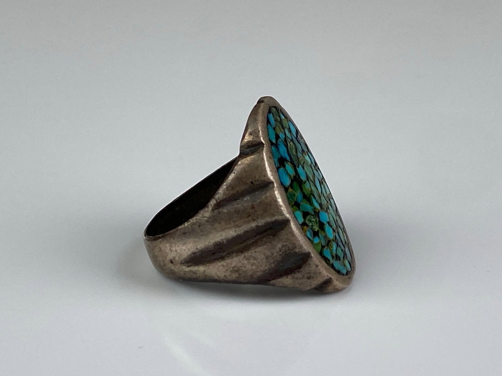 Sterling Silver Turquoise Ring - 4