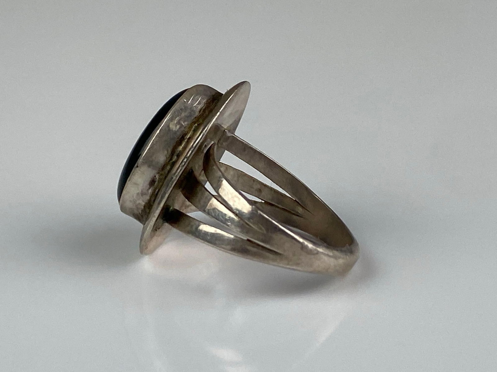 Sterling Silver Rhinestone Ring - 2