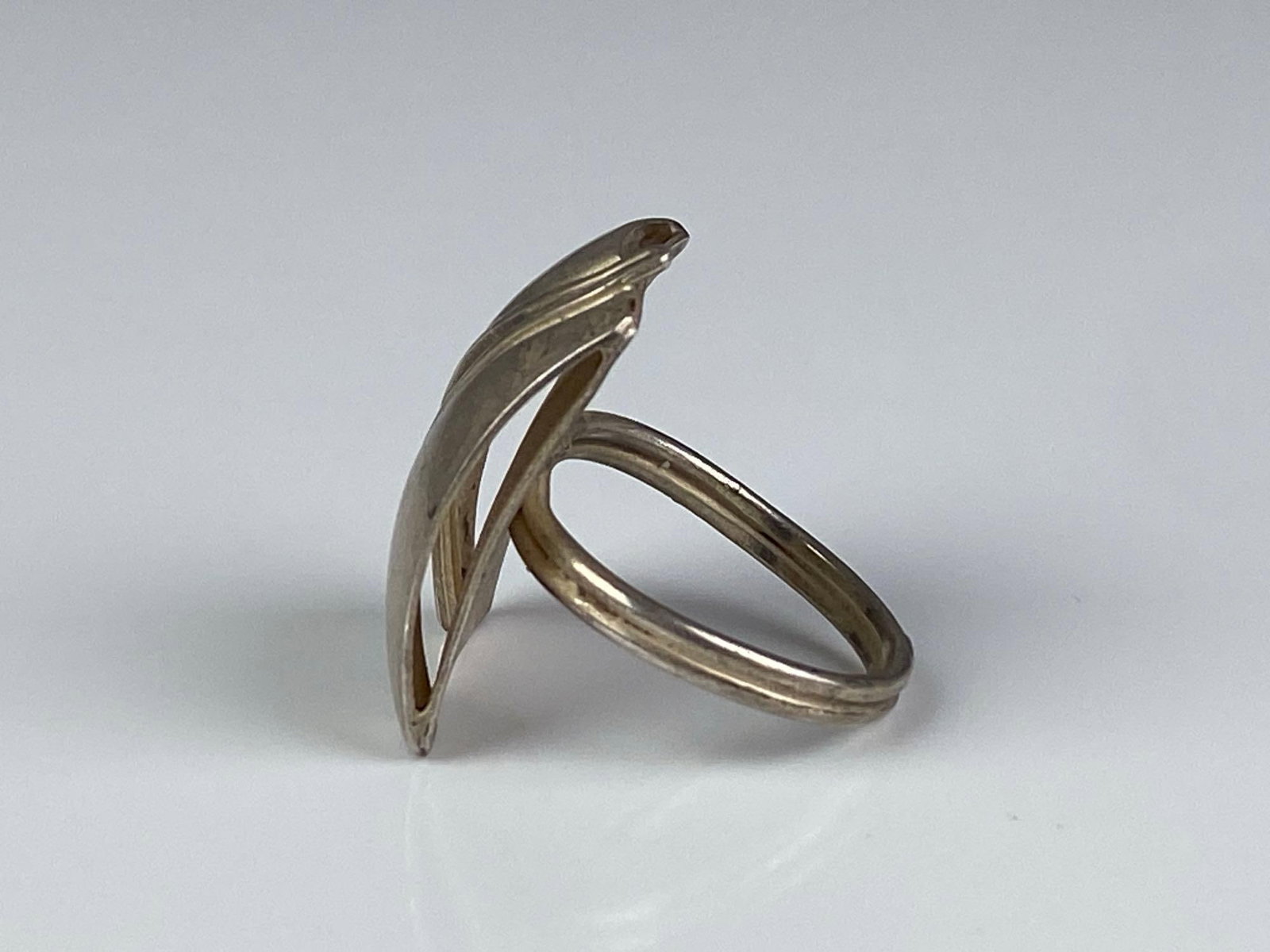 Sterling Silver Abstract Ring - 2