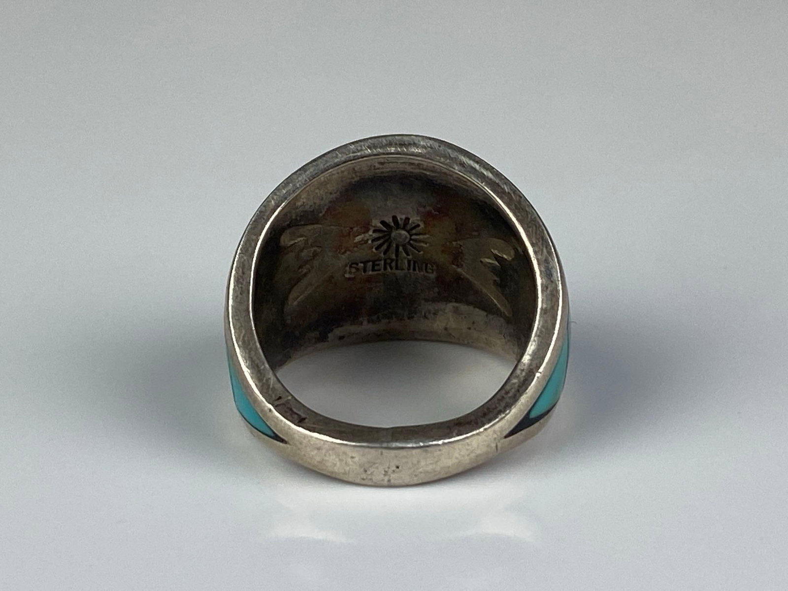 Sterling Silver Turquoise Ring - 3