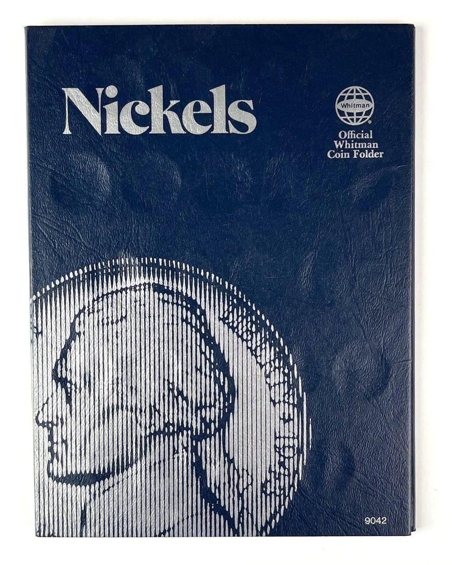 Group of 39 US Nickels in a Whitman Coin Folder: Includes 4 Buffalo Nickel. Years 1950, 2007,1953 and more.