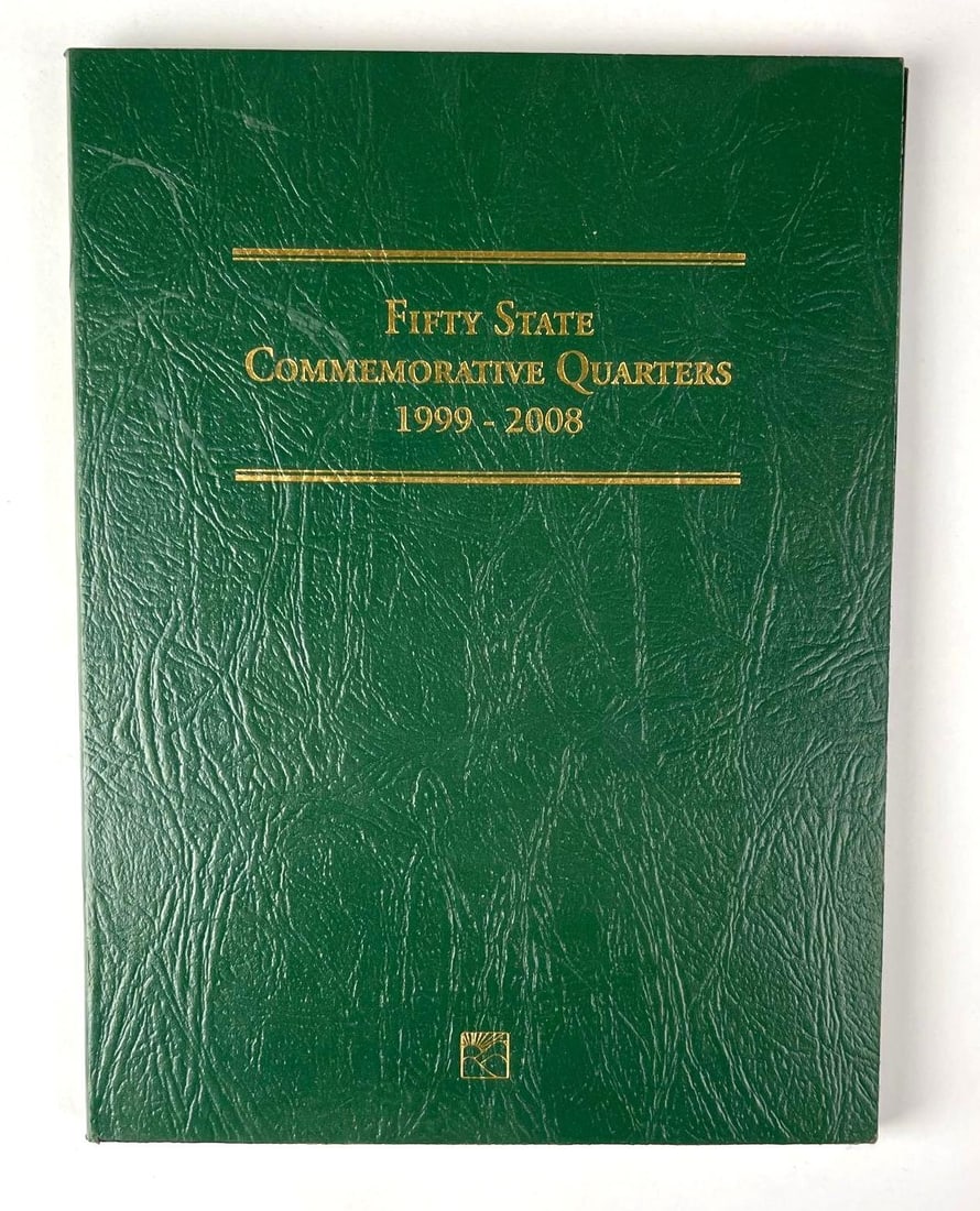 Group of 52 US Washington State Commemorative Quarters in a Littleton Coin Folder: Years 1999-2008.