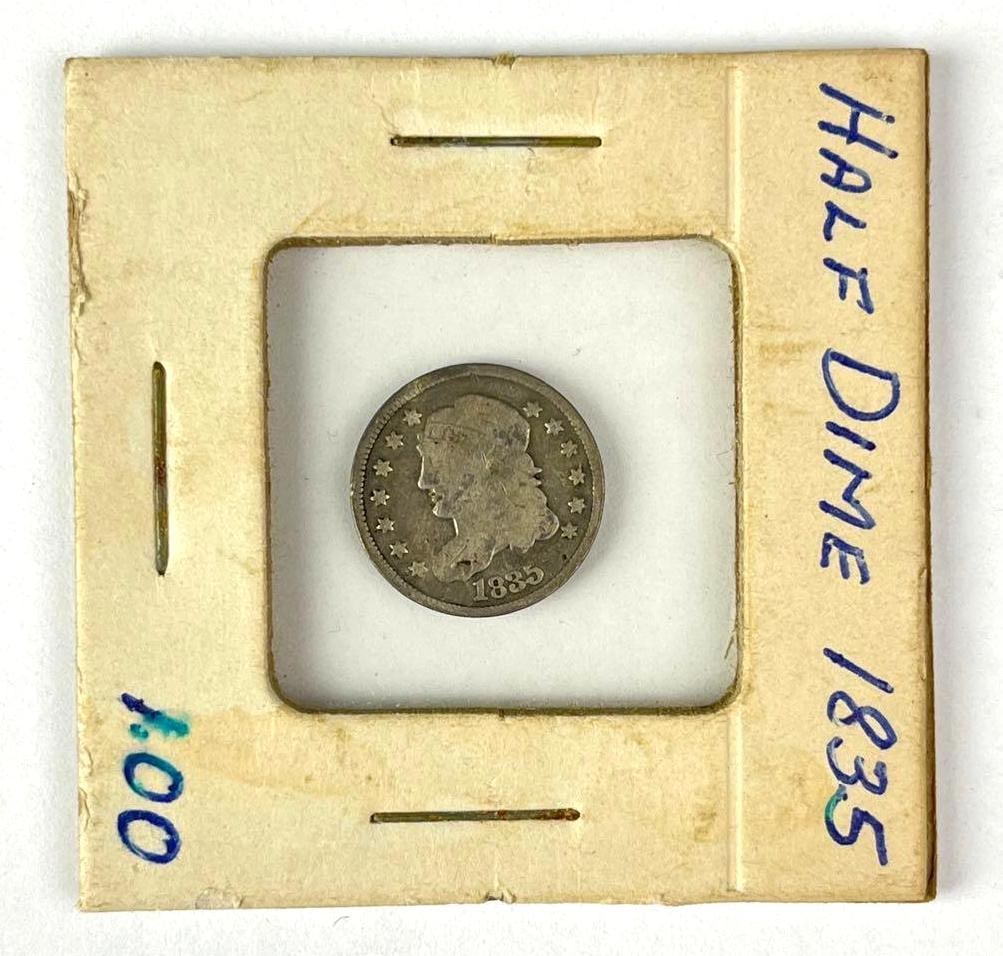 1835 US Capped Bust Half Dime (1 of 2)