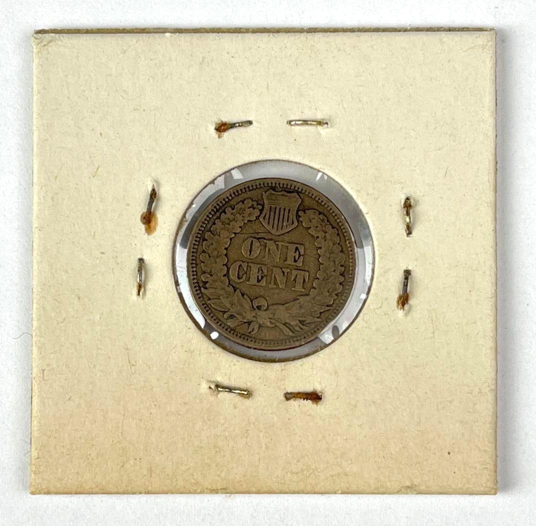 1863 US Indian Head Cent - 2