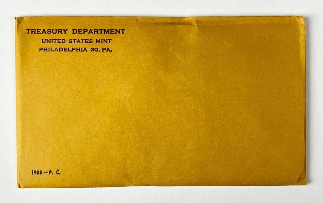 Sealed 1958 US Mint Philadelphia Coin Proof Set: Sealed 1958 US Mint Philadelphia Coin Proof Set