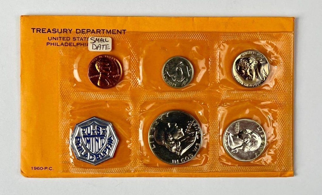 1960 US Mint Philadelphia Coin Proof Set: 1960 US Mint Philadelphia Coin Proof Set