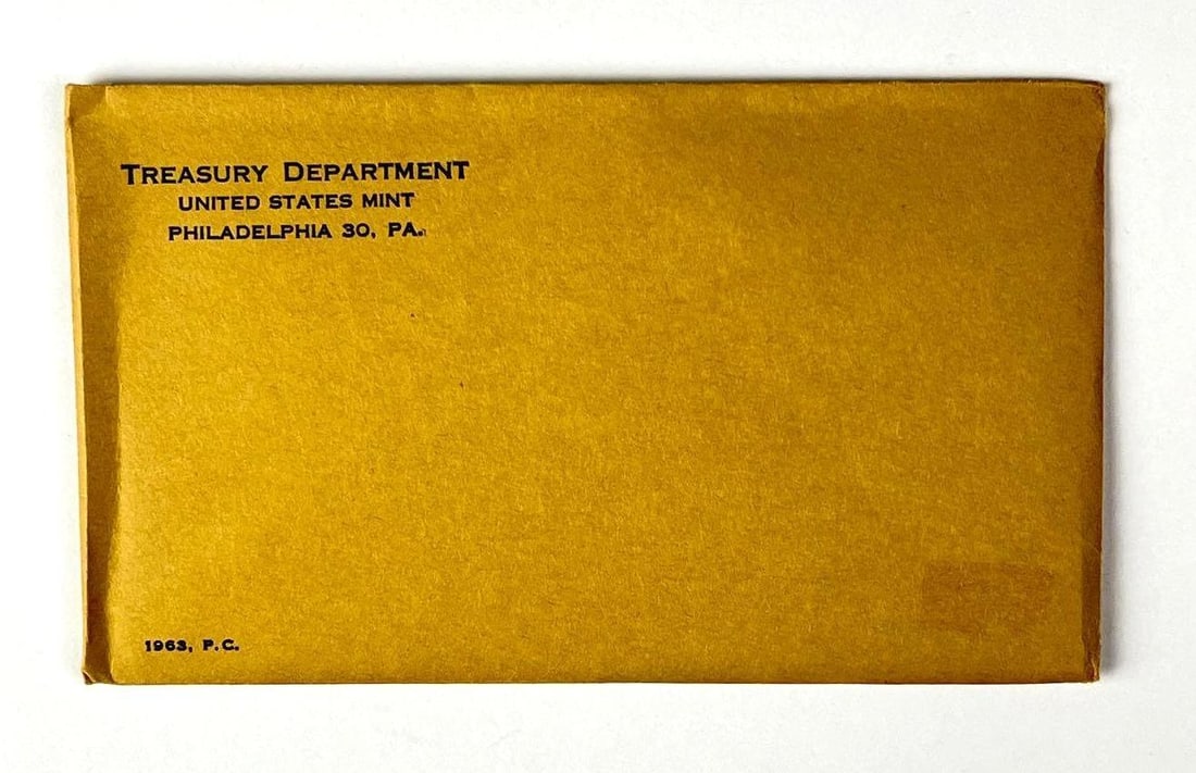 Sealed 1963 US Mint Philadelphia Coin Proof Set: Sealed 1963 US Mint Philadelphia Coin Proof Set
