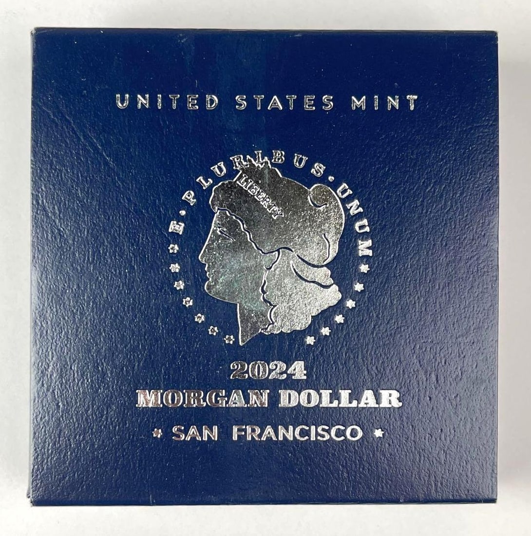 2024 San Francisco US Morgan Silver Proof Dollar: Includes COA