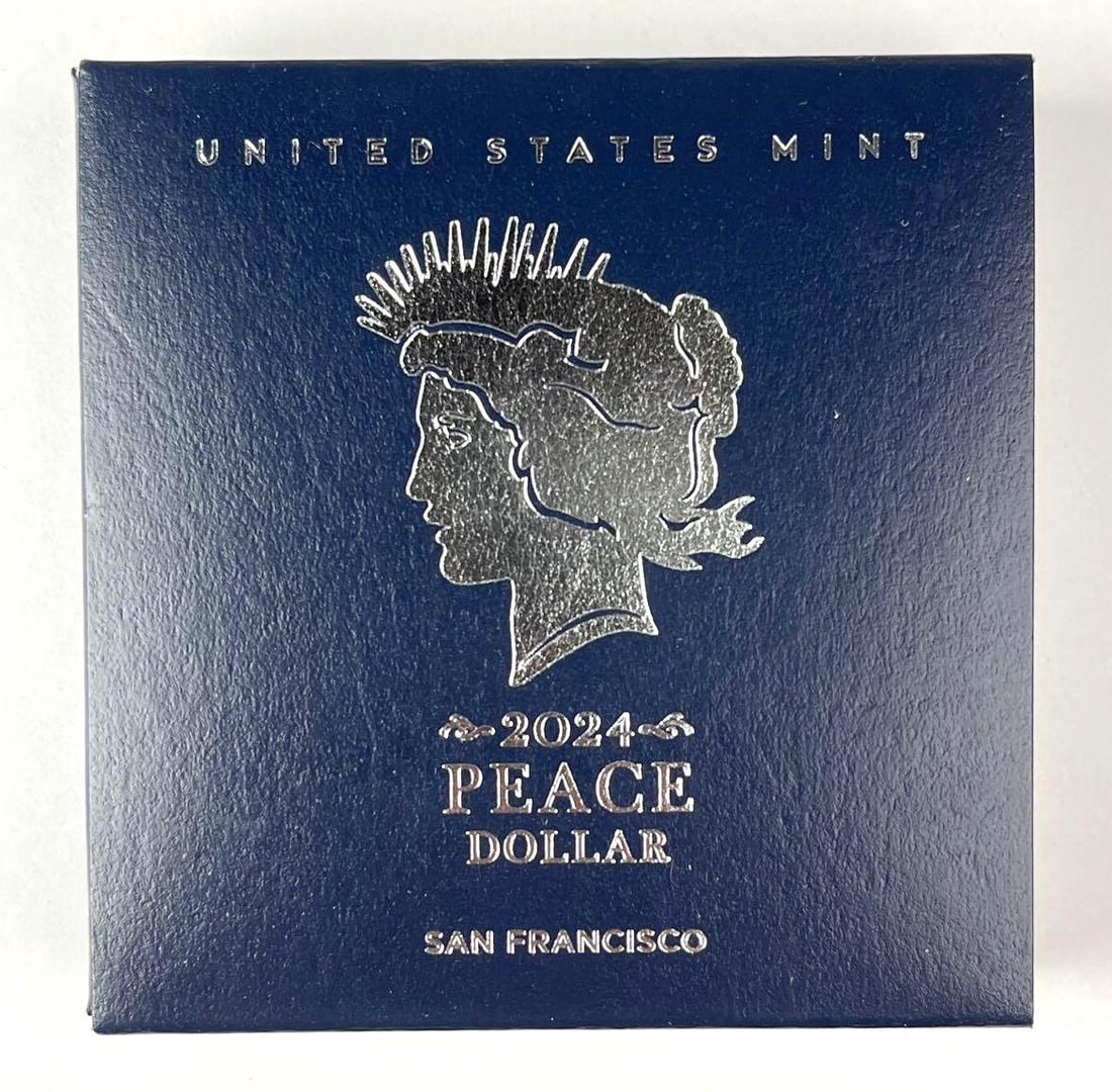 2024 San Francisco US Peace Silver Proof Dollar: Includes COA