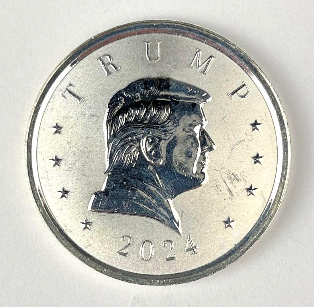 2024 Trump 1 oz 9999 Fine Silver Round (1 of 2)