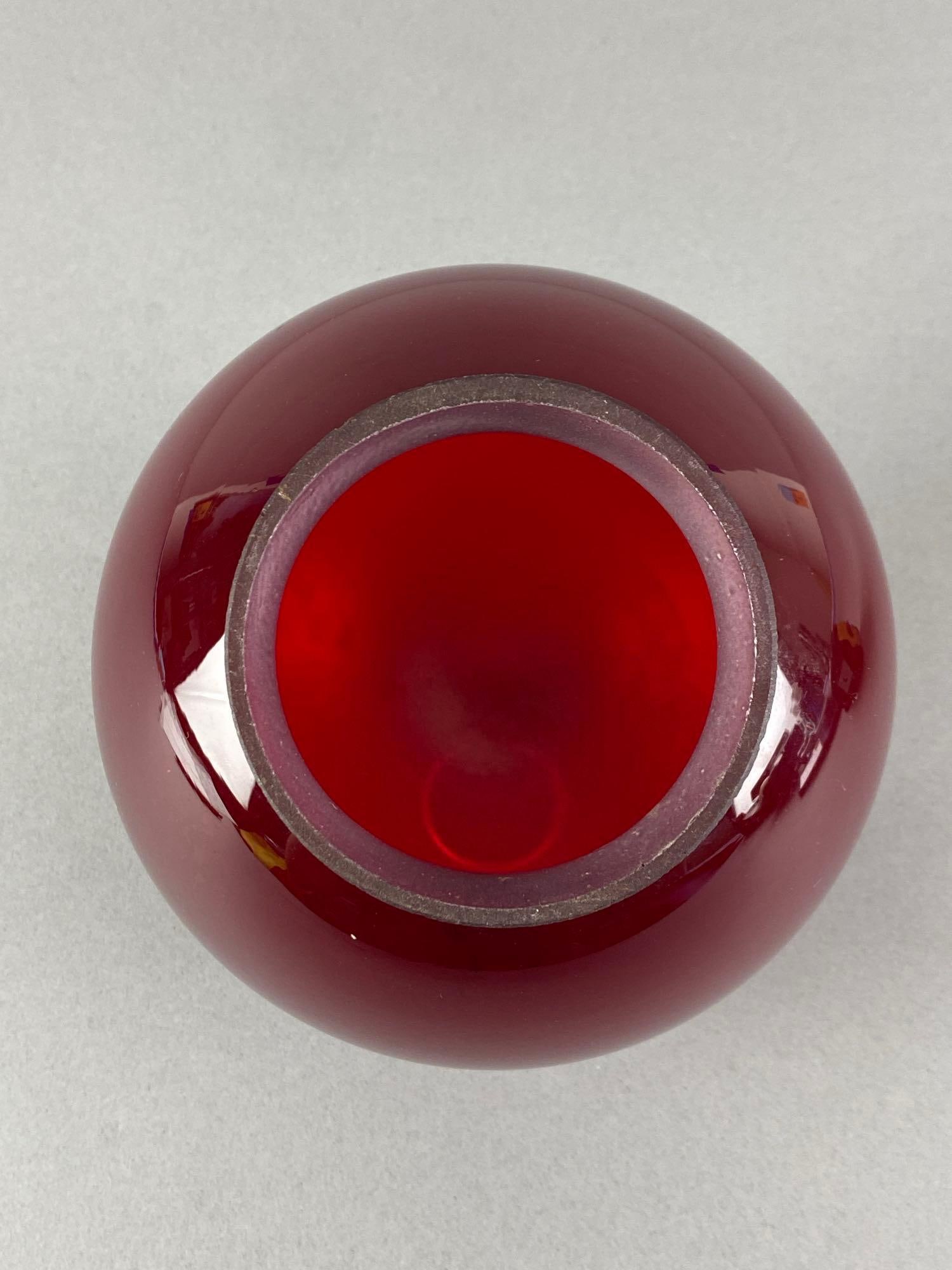 Globe Ruby Glass Lamp Shade - 3