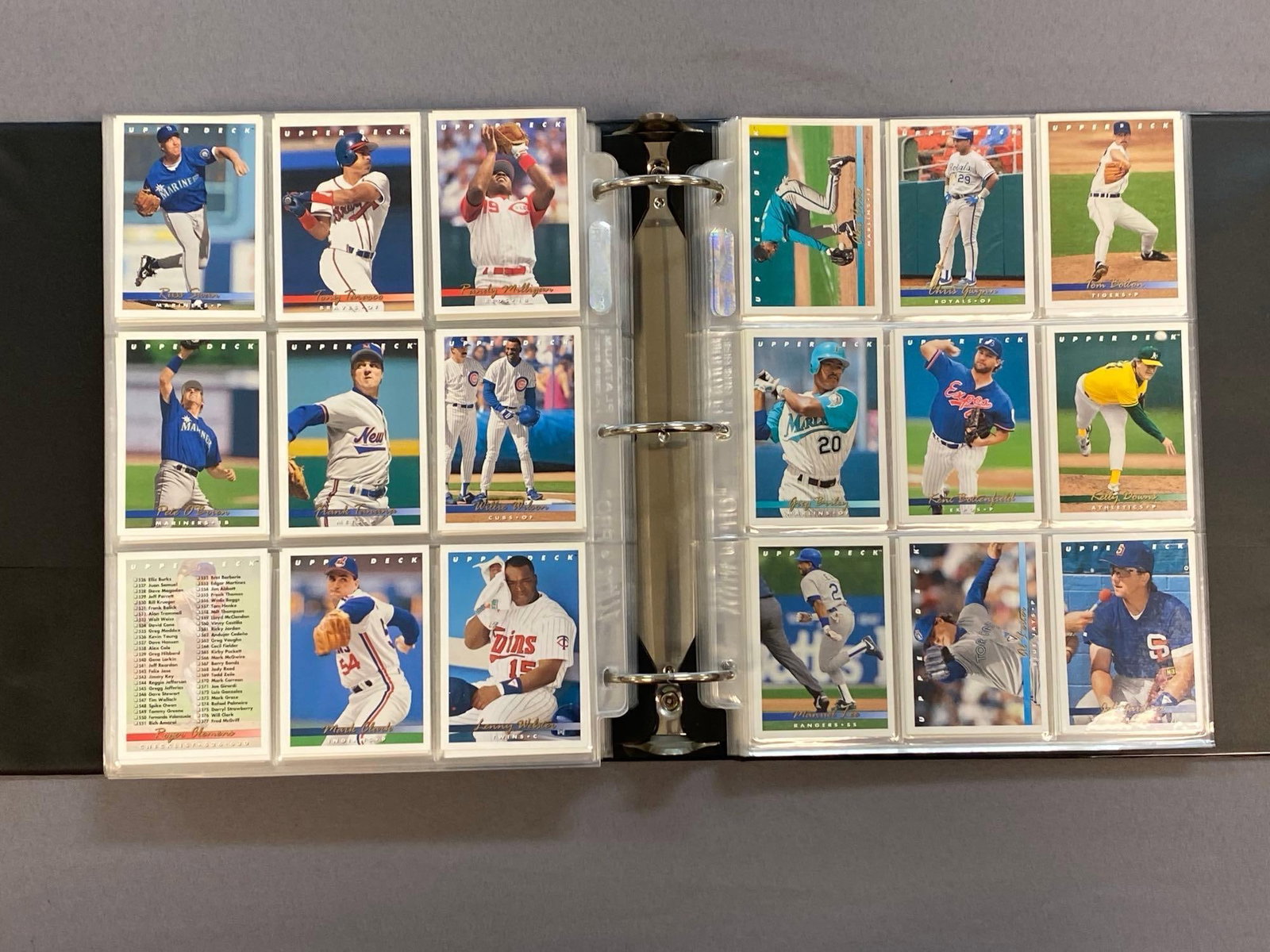 1993 Upper Deck Baseball Trading Cards Complete Set - 6