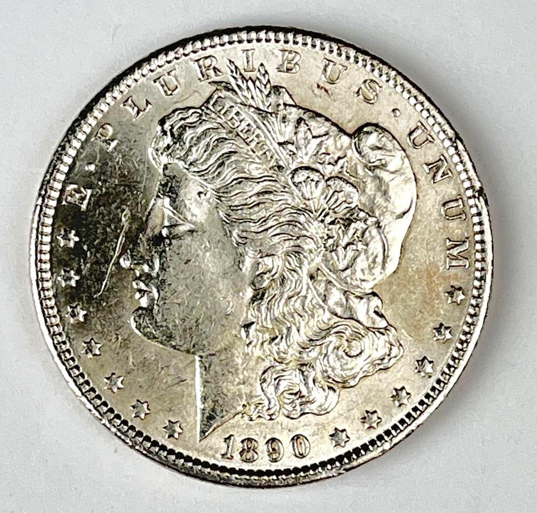 1890 US Morgan Silver Dollar: 1890 US Morgan Silver Dollar