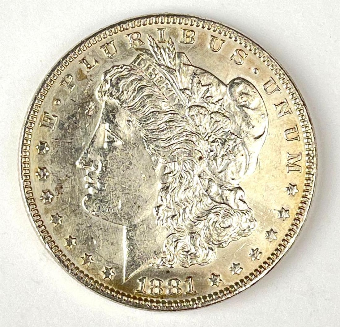 1881 US Morgan Silver Dollar: 1881 US Morgan Silver Dollar