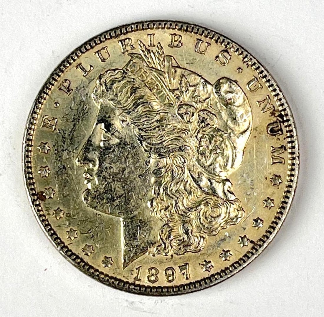 1897 US Morgan Silver Dollar