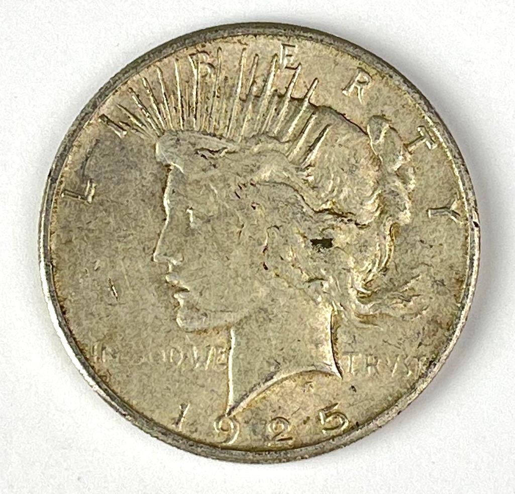 1925 S US Peace Silver Dollar: 1925 S US Peace Silver Dollar