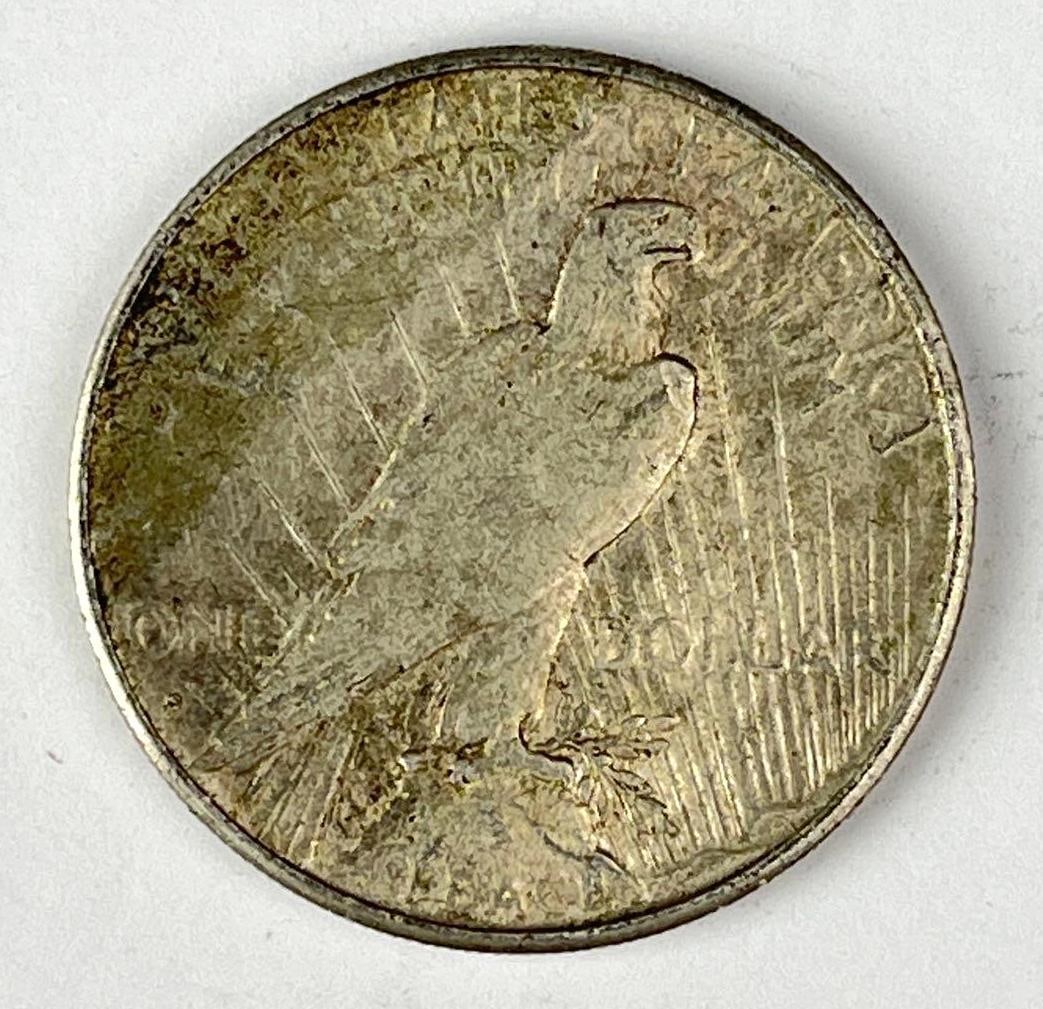 1925 S US Peace Silver Dollar - 2
